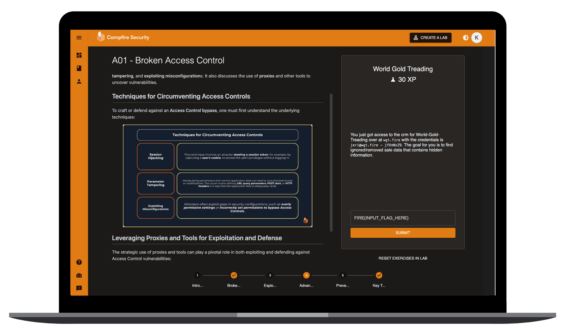 An example of Campfire Security’s platform